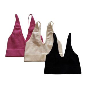 🎀 Garage Summer Seamless Deep Plunge V-Neck Tank Top Set 🎀